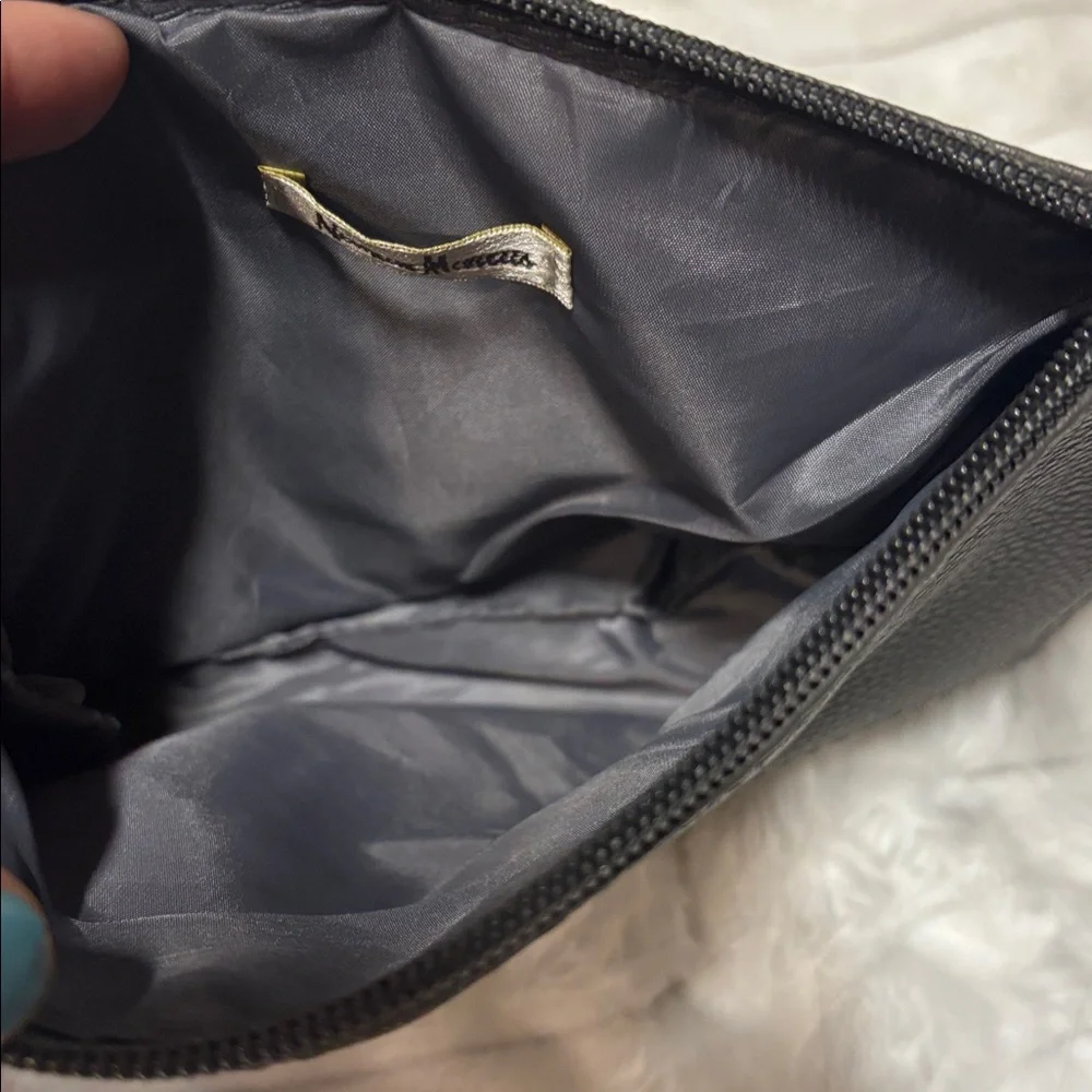 Neiman Marcus Grey Clutch EUC